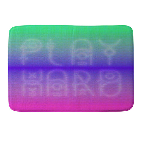 Wesley Bird Play Hard Memory Foam Bath Mat